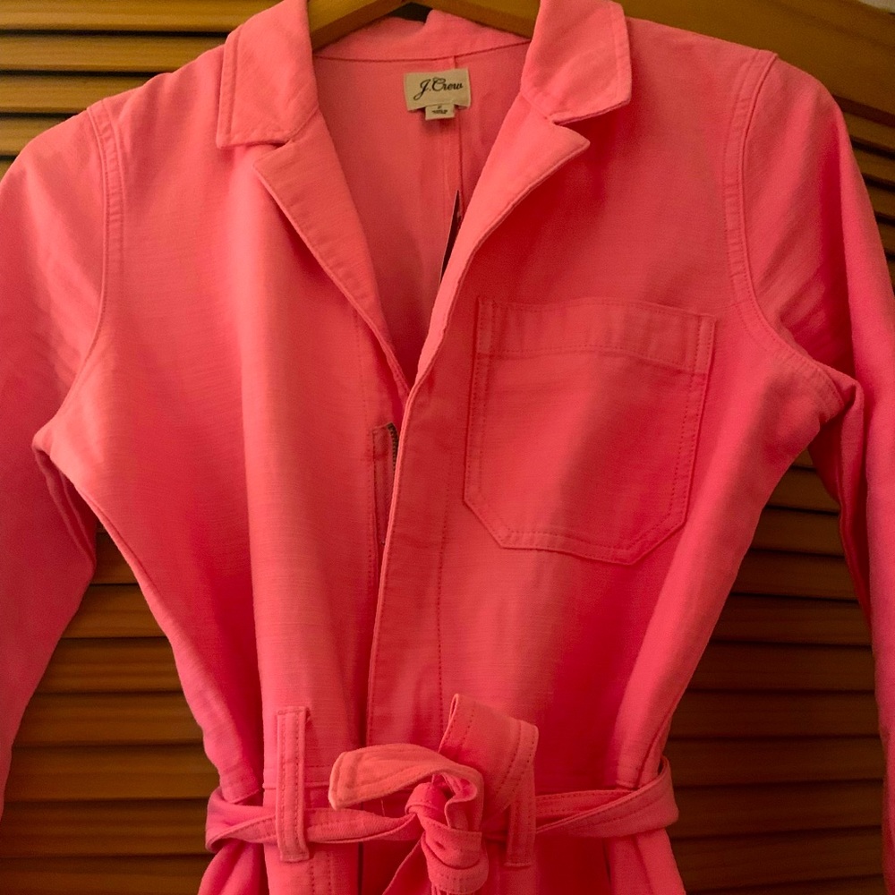 Bubble gum pink Jcrew jumper/coveralls